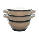 Set 3 two-tone bowls