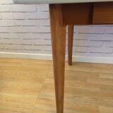 Table formica grey wooden feet