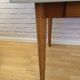 Table formica grey wooden feet