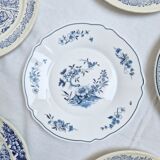 6 vintage flat plates
