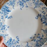 Large iron earth dish Campanules Saint Amand Hamage