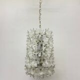 Spectacular Murano glass flower chandelier by Venini for VeArt, Italy 1970s