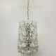 Spectacular Murano glass flower chandelier by Venini for VeArt, Italy 1970s