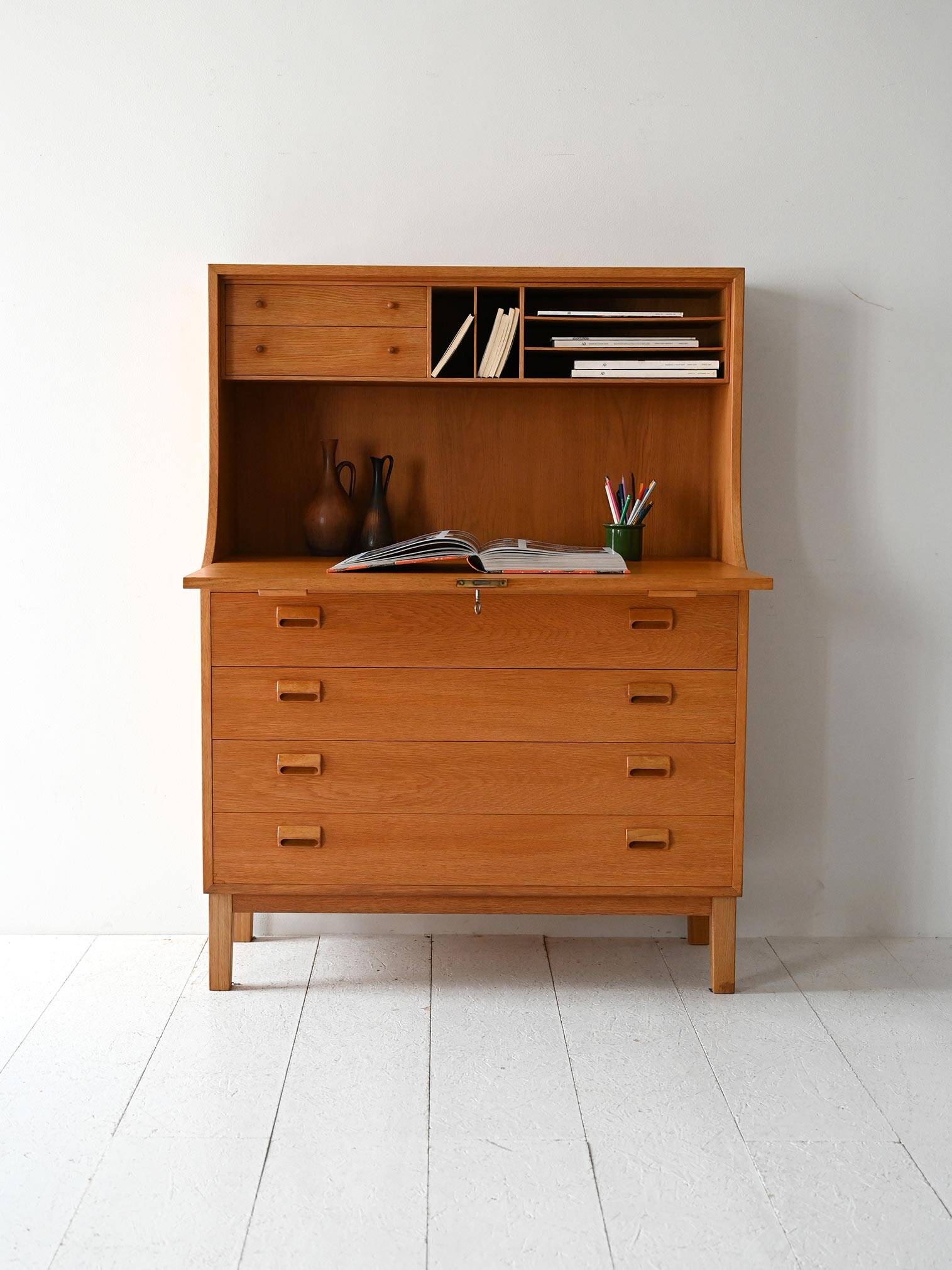 1960s Oak Secrétaire by Børge Mogensen for Søborg Møbler