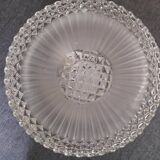 Large round glass ceiling light