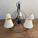 Wrought iron chandelier