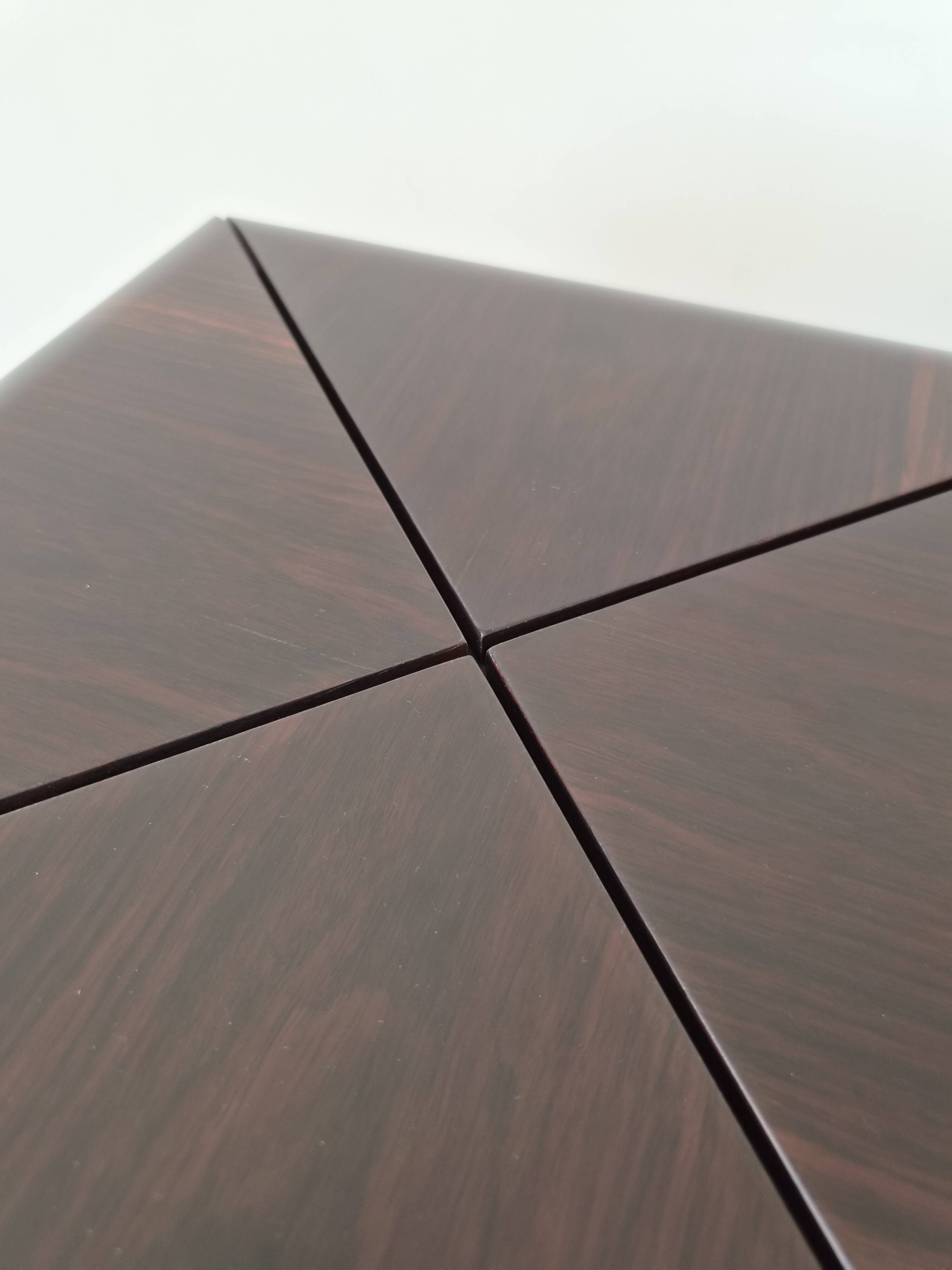 Petalas Side Tables by Jorge Zalszupin, Rosewood