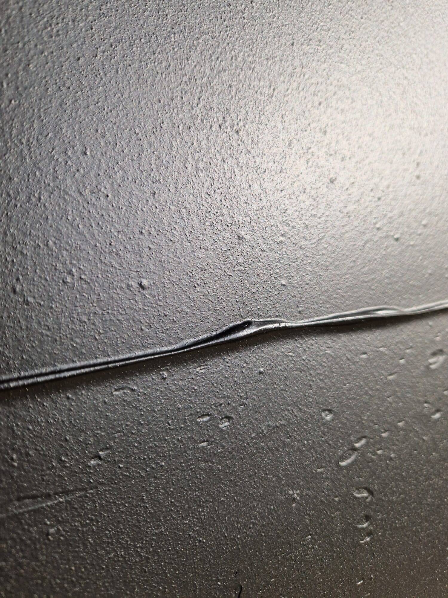 Minimalist monochrome abstract painting in black