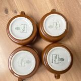 Set of 4 cups Bavaria for Dupont Fourdrigniers