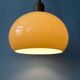 Suspension vintage champignon beige en verre acrylique