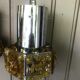 2 suspensions vintage chrome et plexi orange