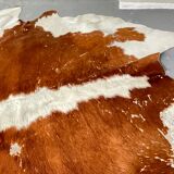 Caramel cowhide carpet