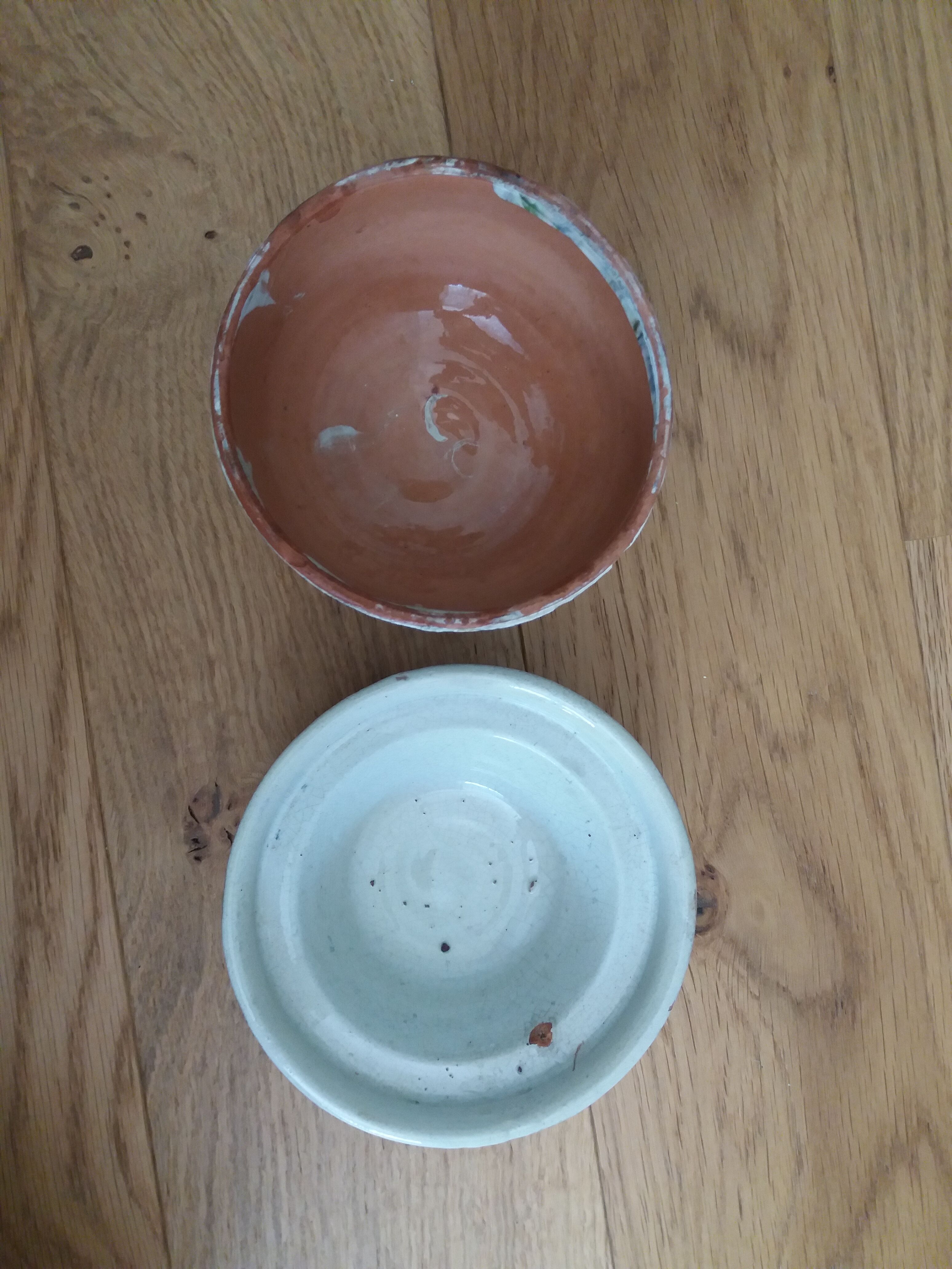 Butter bell in marbled ceramic