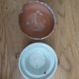 Butter bell in marbled ceramic