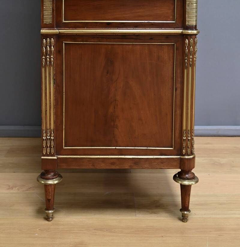 Mahogany Library Scriban, Louis XVI style – Mid-19th century