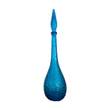 Turquoise blue Empoli decanter