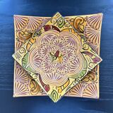 Pair of oriental decor empty pockets