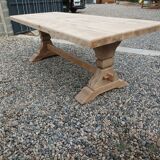 Solid oak monastery tables