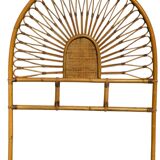 Rattan headboard, France, 1960s