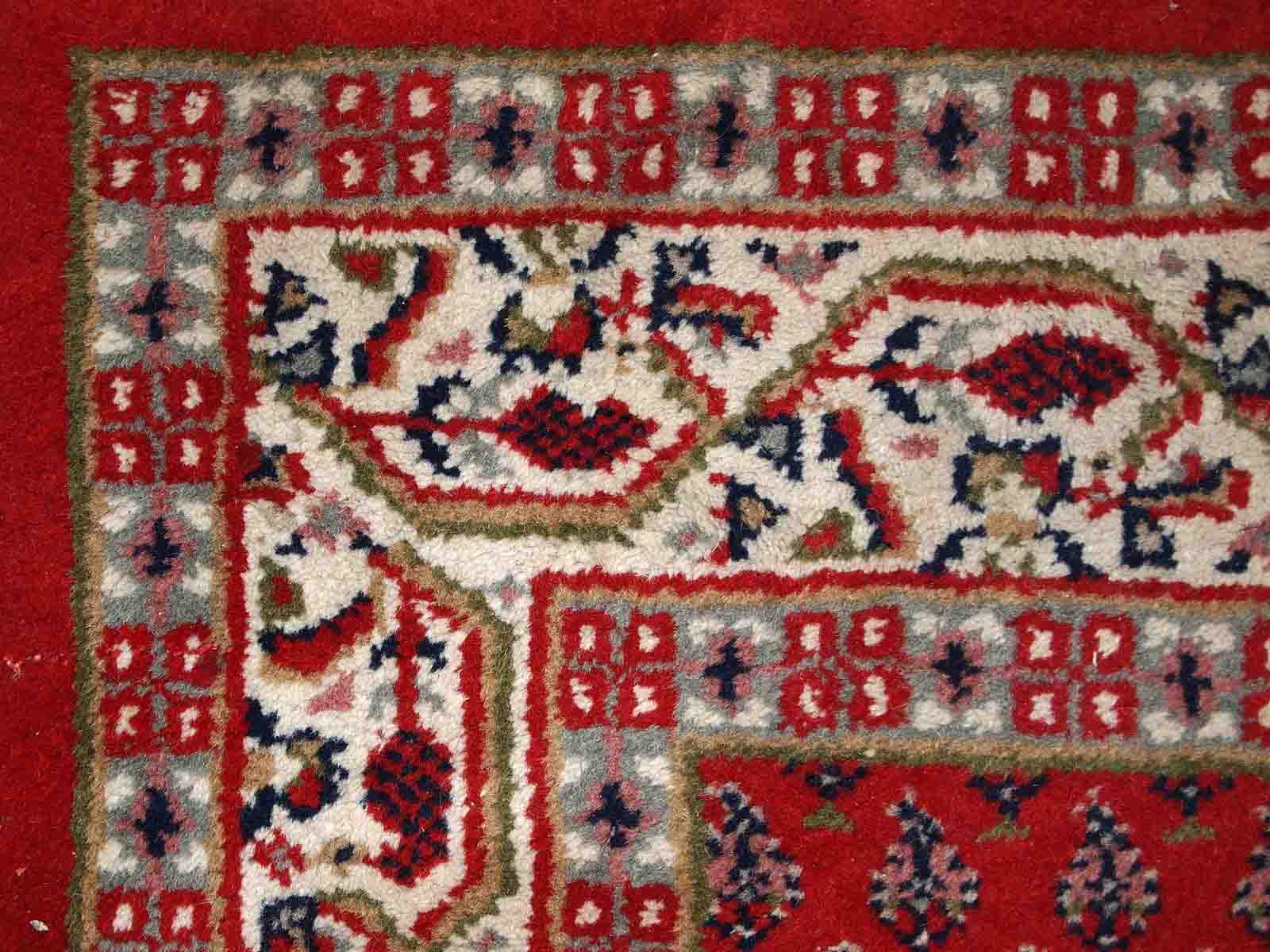 Vintage persian carpet seraband handmade 93cm x 162cm 1970s, 1c767