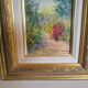 Huile sur toile "Le pot rouge" par D. BAKK