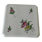 Antique KG Lunéville trivet – Hand-decorated floral design