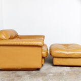 De Sede DS-101 "James Bond" armchair plus ottoman