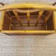 Vintage bamboo rattan and canning magazine holder