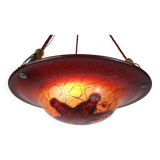 art deco WMF ikora PENDANT LIGHT ikoraglass 1930s avantgarde design