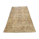 Rustic Decor Tan Oushak Rug 6x10 Sand Overdyed Rug For Living Room MOON.145