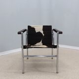 LC1 pony armchair original Cassina 1970s