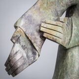 Shona warrior hand-carved sculpture