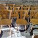 Set of 12 vintage Baumann 1970 bistro chairs