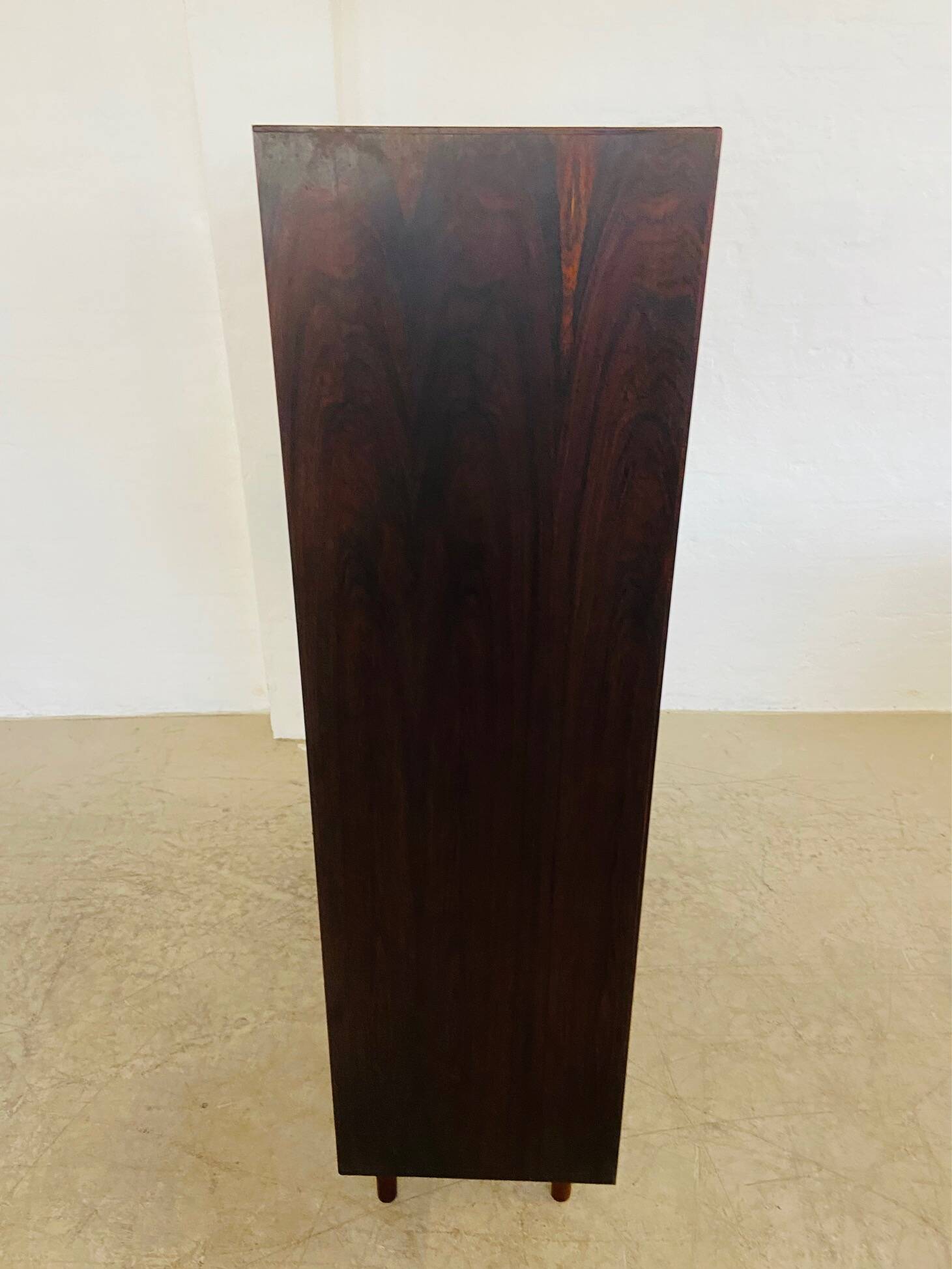 Danish Retro Vintage Bookcase in Rosewood 1960s