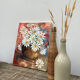 Huile sur toile bouquet de fleur tableau ancien