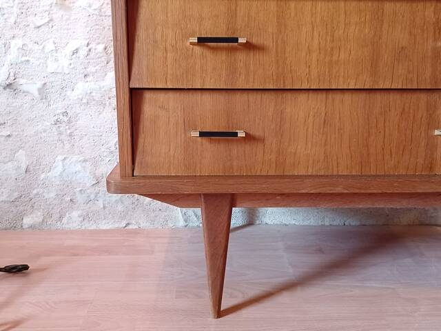 Vintage 1960s sideboard or chest of drawers