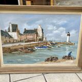 Oil on canvas by Etienne Bellan (1922-2000)