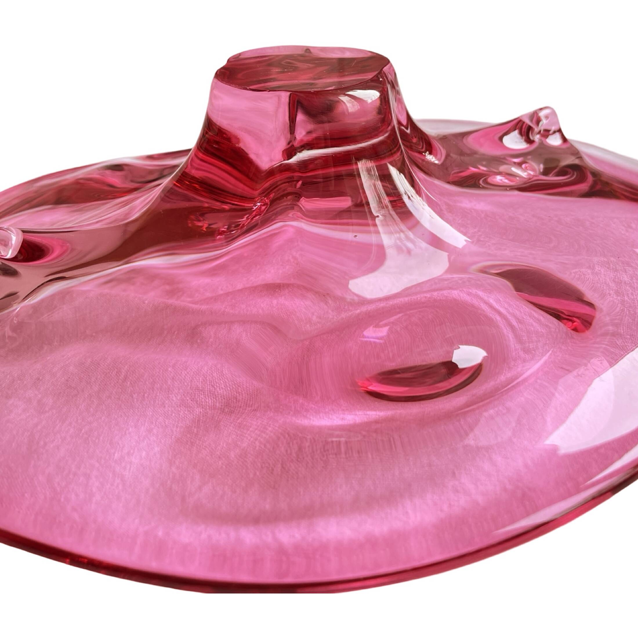 Large platter, designed by J. Hospodka, Chribska Sklarna, Czechoslovakia, 1