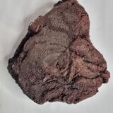 Empty pocket in vintage enamelled lava stone, 20 cm