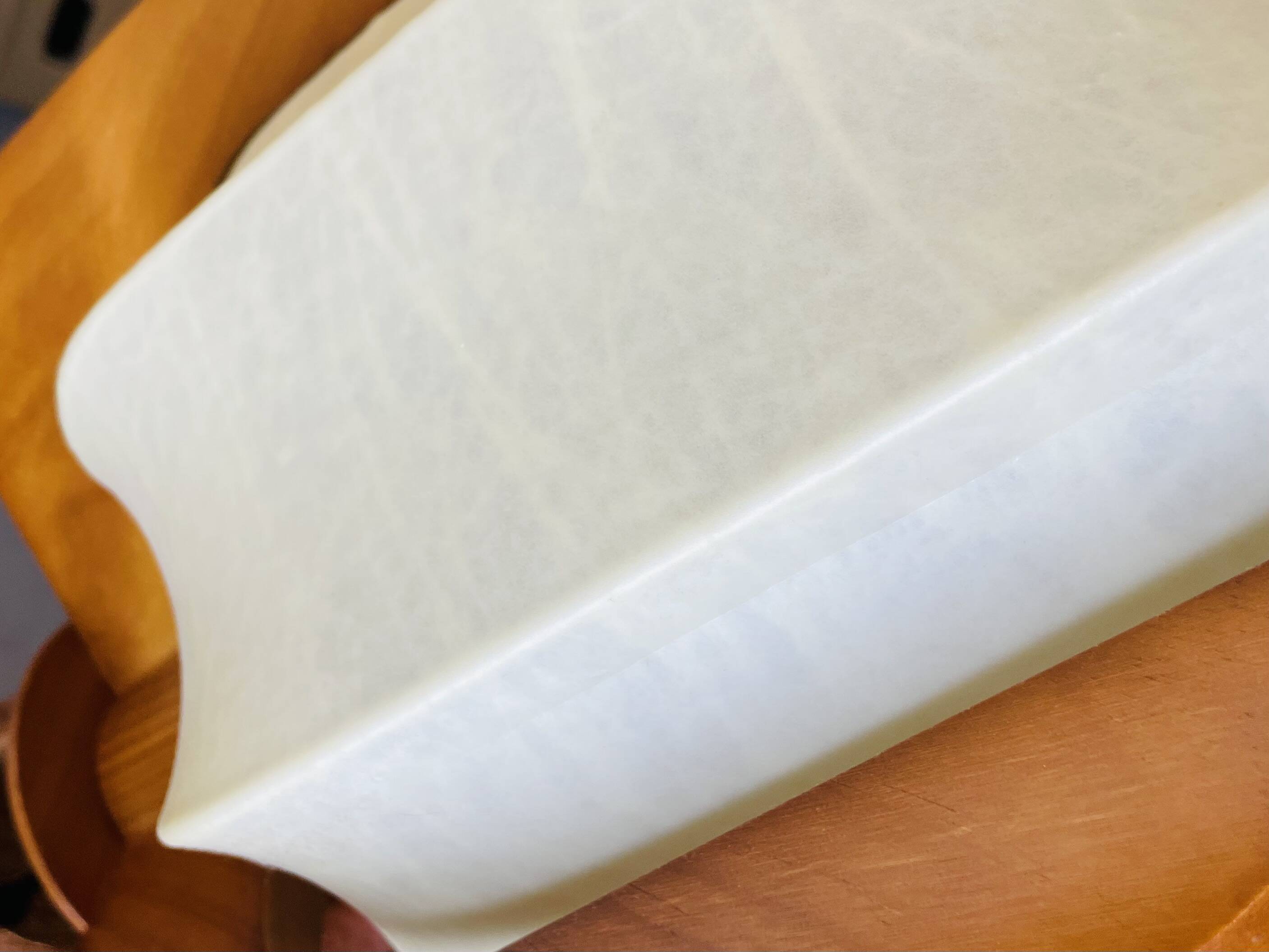 Portuguese mid century modern wooden hanging light