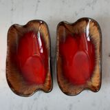 Duo of empty pocket / raviers Vallauris 70s