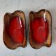 Duo of empty pocket / raviers Vallauris 70s