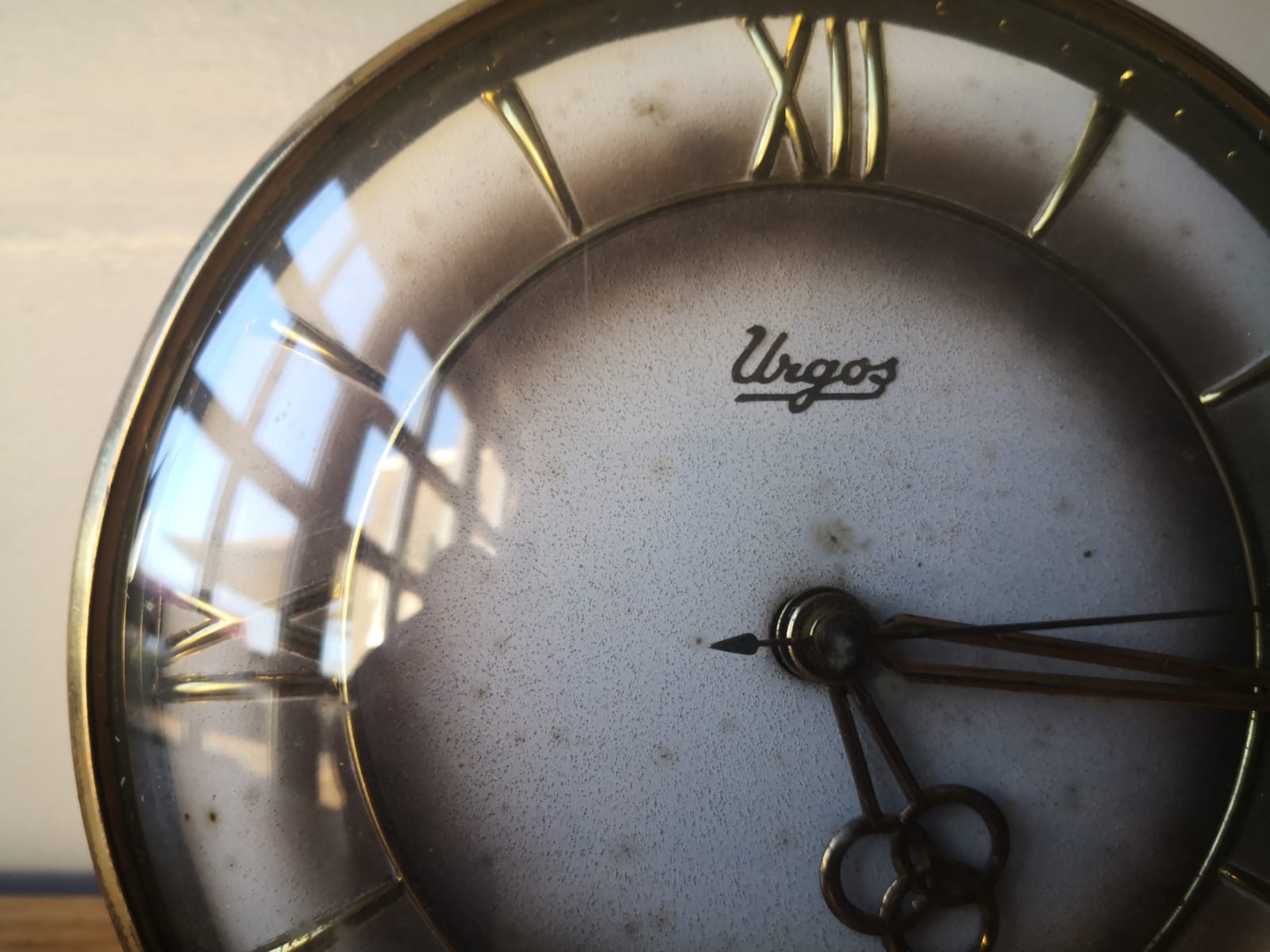 Vintage electric clock, year 60, Urgos clock