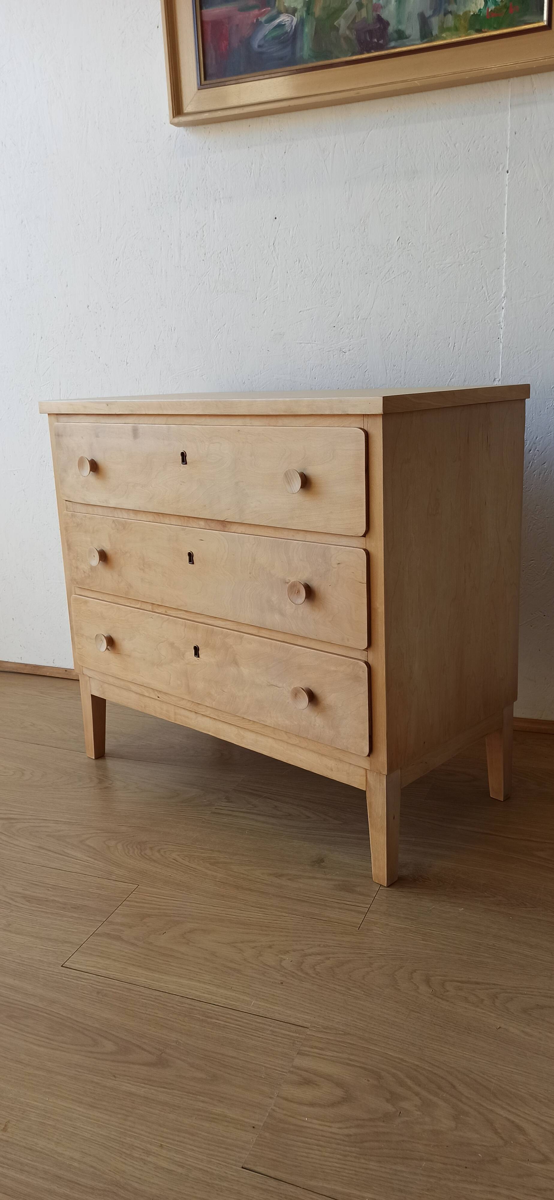 Commode simple, Suède, années 1960.