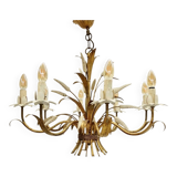 80's "Hollywood Regency" wheat sheaf chandelier