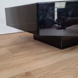 Octagonal lacquered coffee table