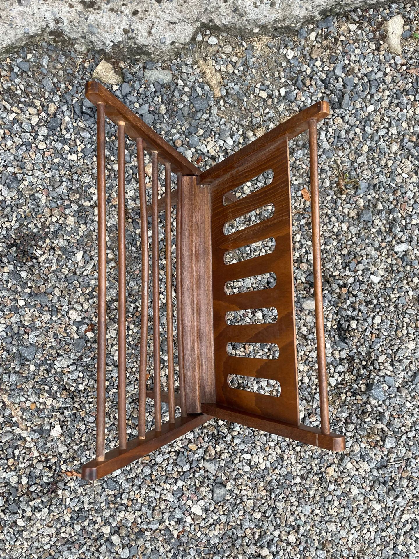 Scandinavian magazine rack Braakman vintage