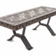 Duo de tables en fer forgé