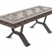 Duo de tables en fer forgé