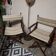 Folding director's armchairs